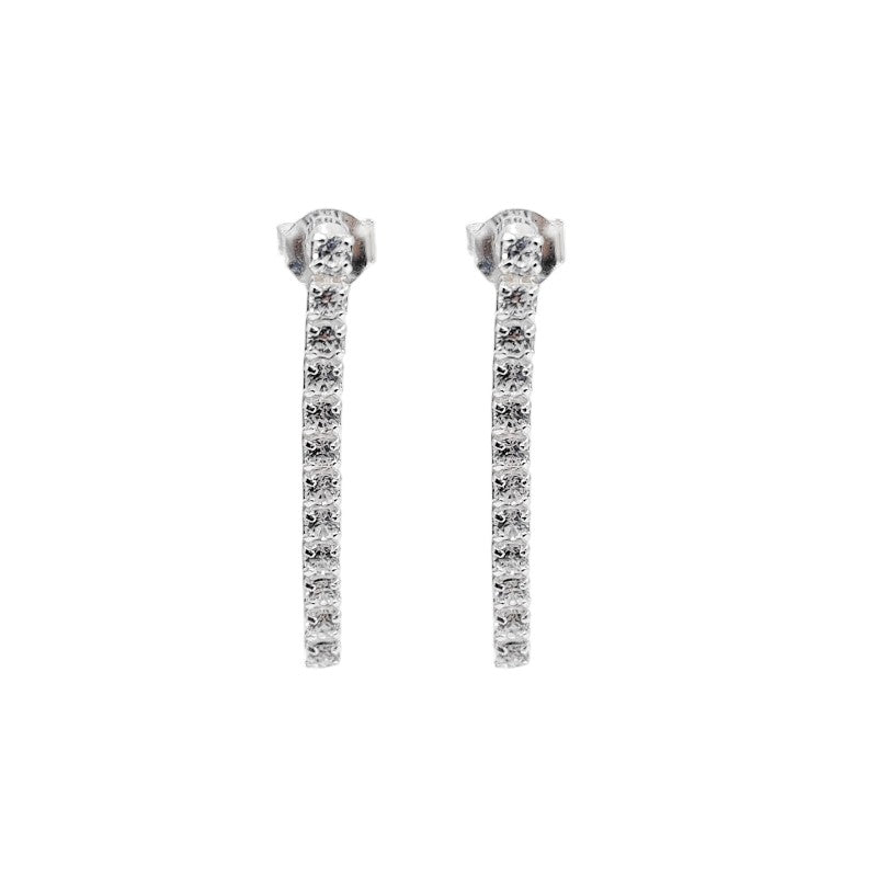 Aretes Tipo Tennis 2.3 mm – Plata 925