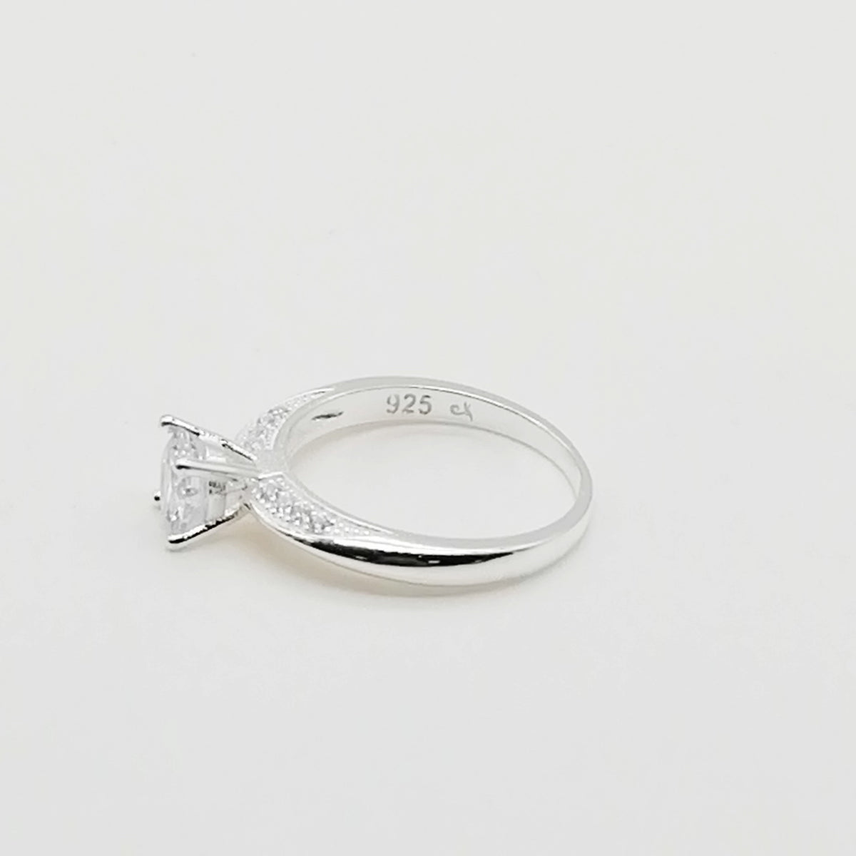 Anillo de Compromiso 6 mm – Plata 925