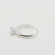 Anillo de Compromiso 6 mm – Plata 925
