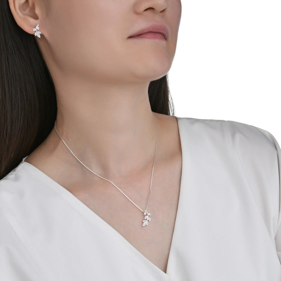 Conjunto Espiga de Plata 925 – Elegancia Natural