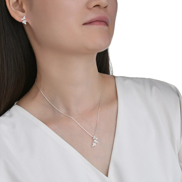 Conjunto Espiga de Plata 925 – Elegancia Natural