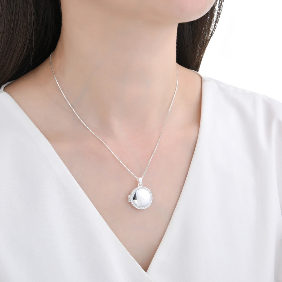 Dije Relicario Círculo Luminoso – Plata 925