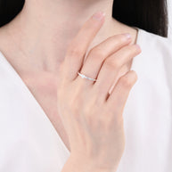 Anillo Solitario Éclat Corazón – Plata 925