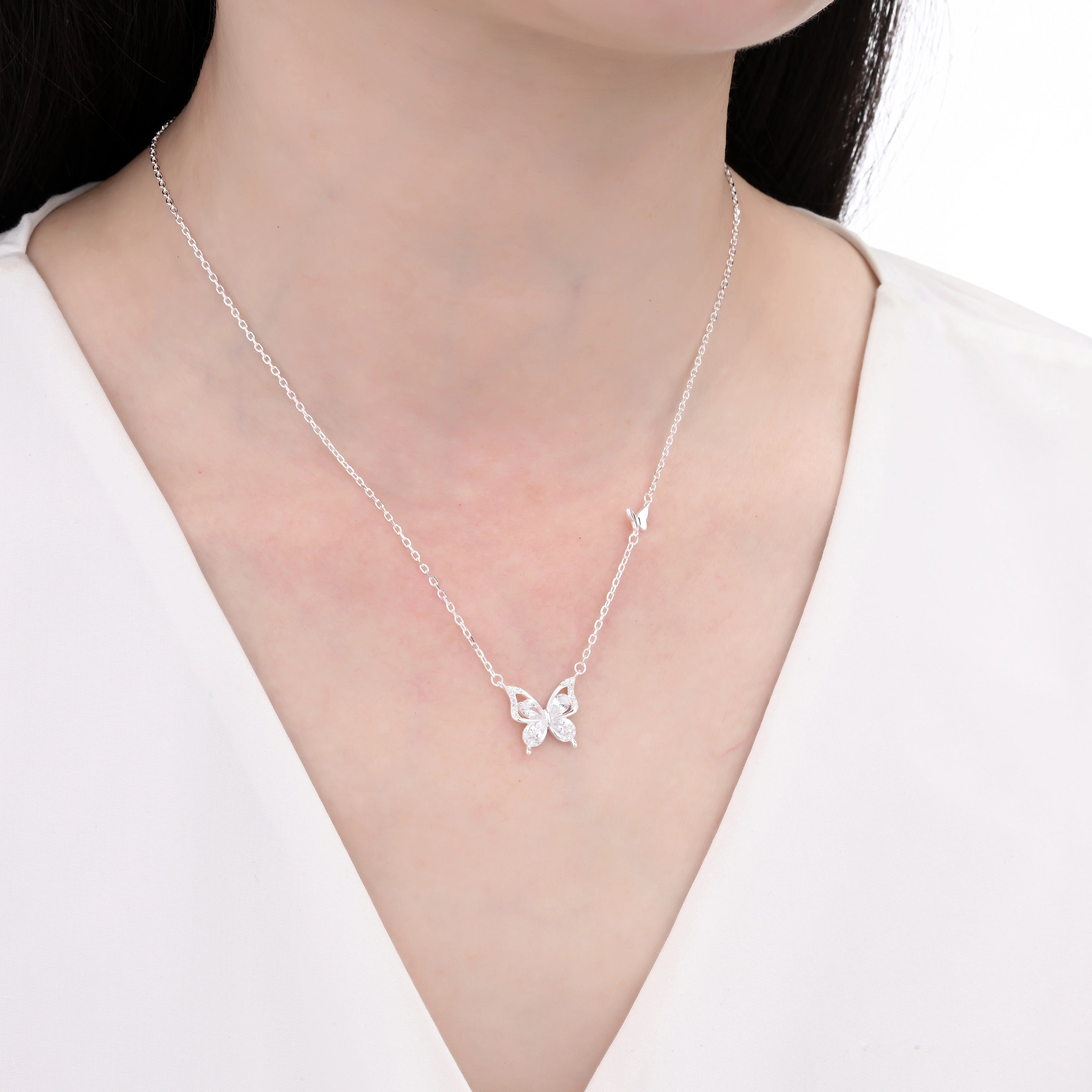 Gargantilla de Mariposas – Plata 925