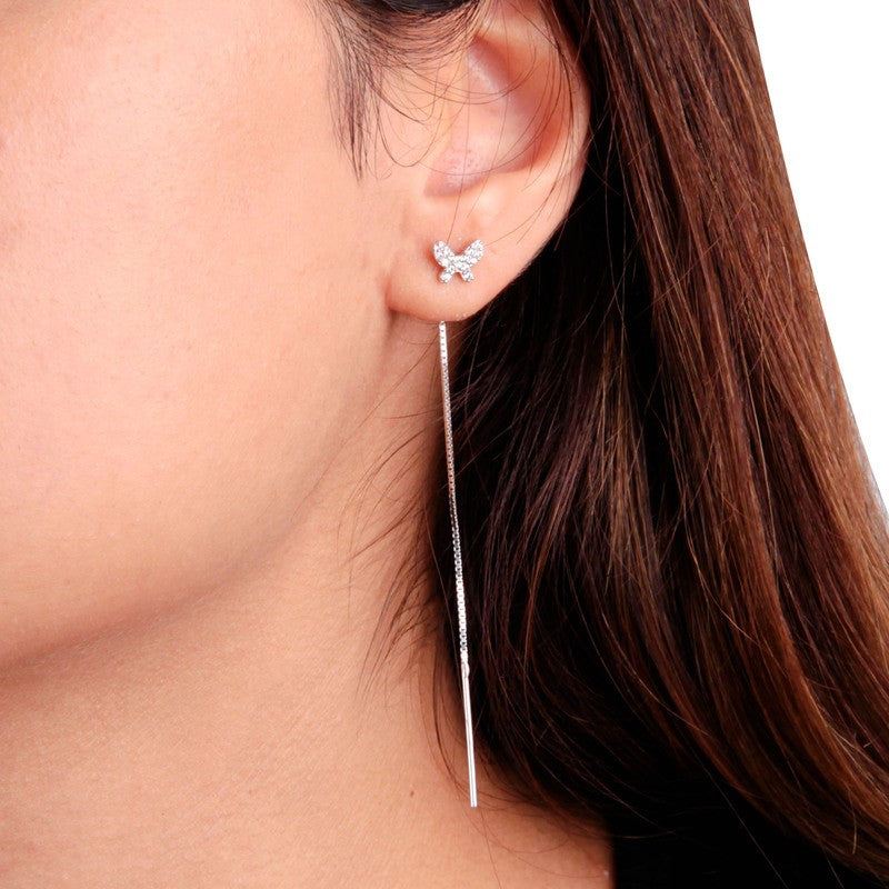 Aretes Mariposa Grace – Plata 925