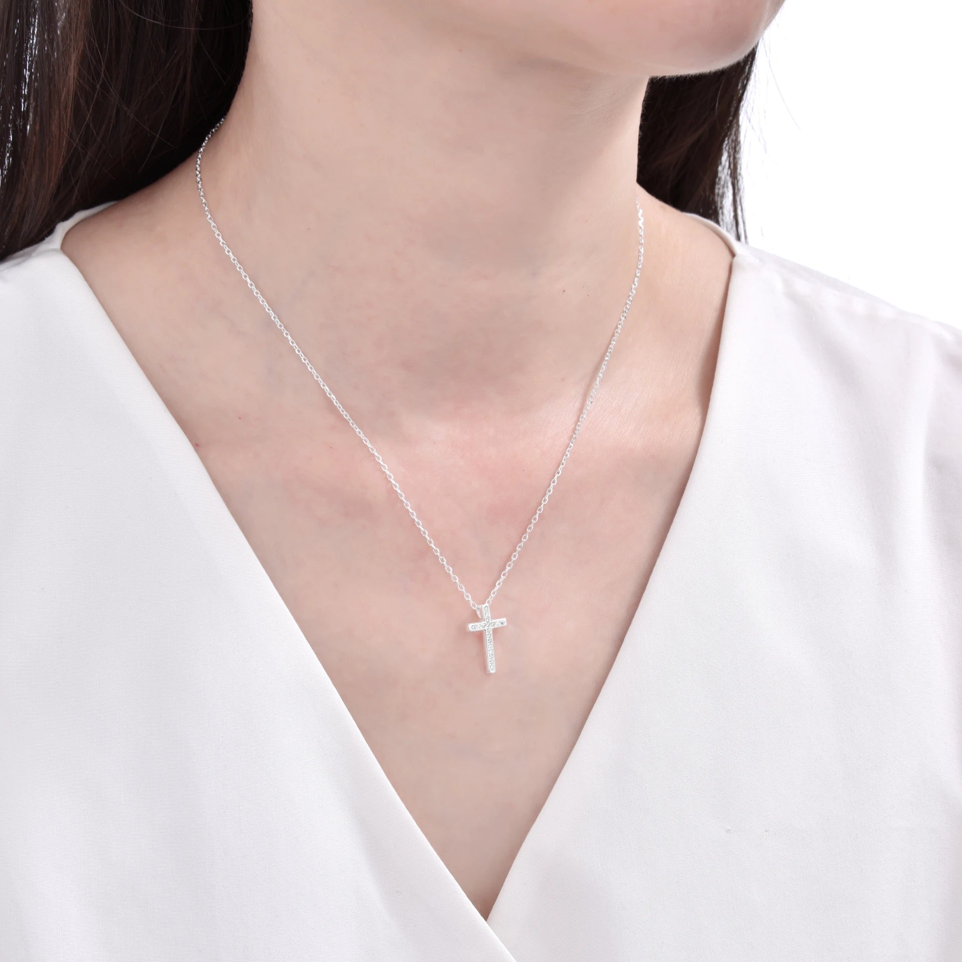 Gargantilla de Cruz – Plata 925