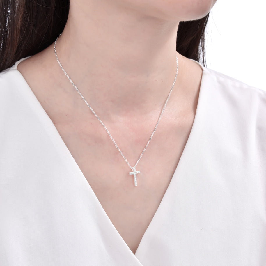 Gargantilla de Cruz – Plata 925