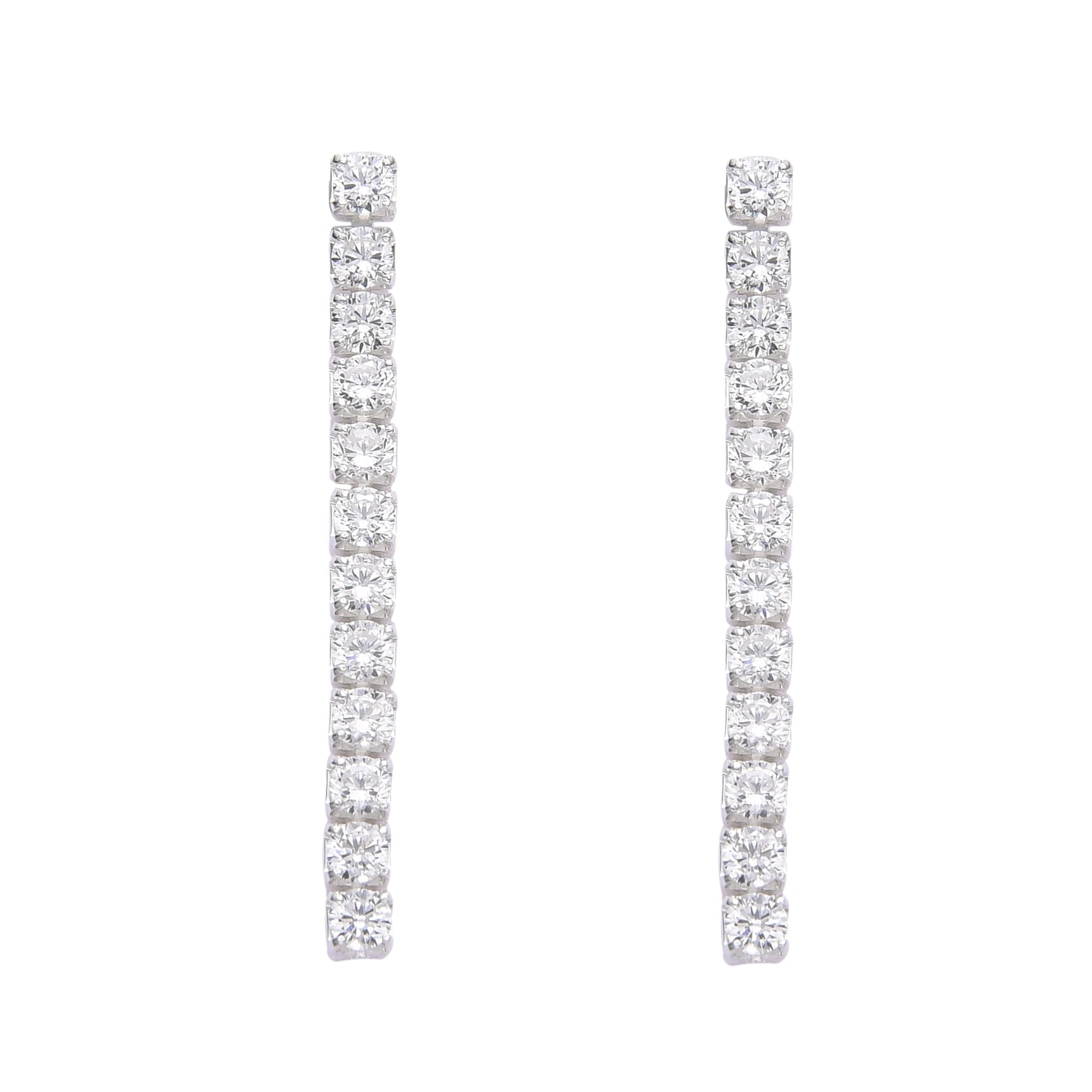 Aretes Tipo Tennis 2.3 mm – Plata 925