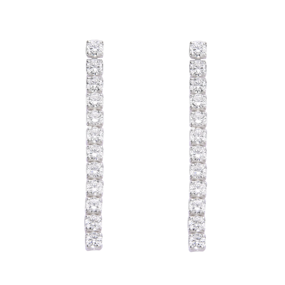 Aretes Tipo Tennis 2.3 mm – Plata 925