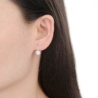 Aretes Flor Lumière – Plata 925