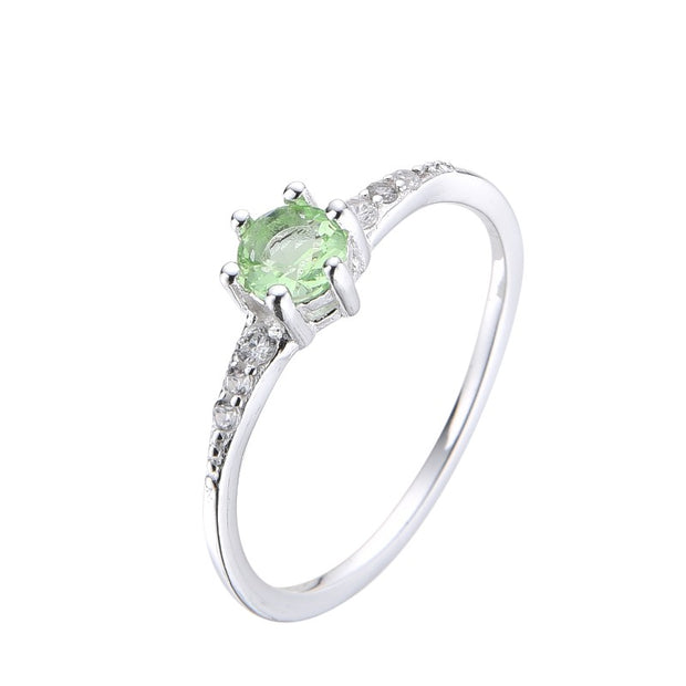 Anillo Esmeralda Aurora – Plata 925