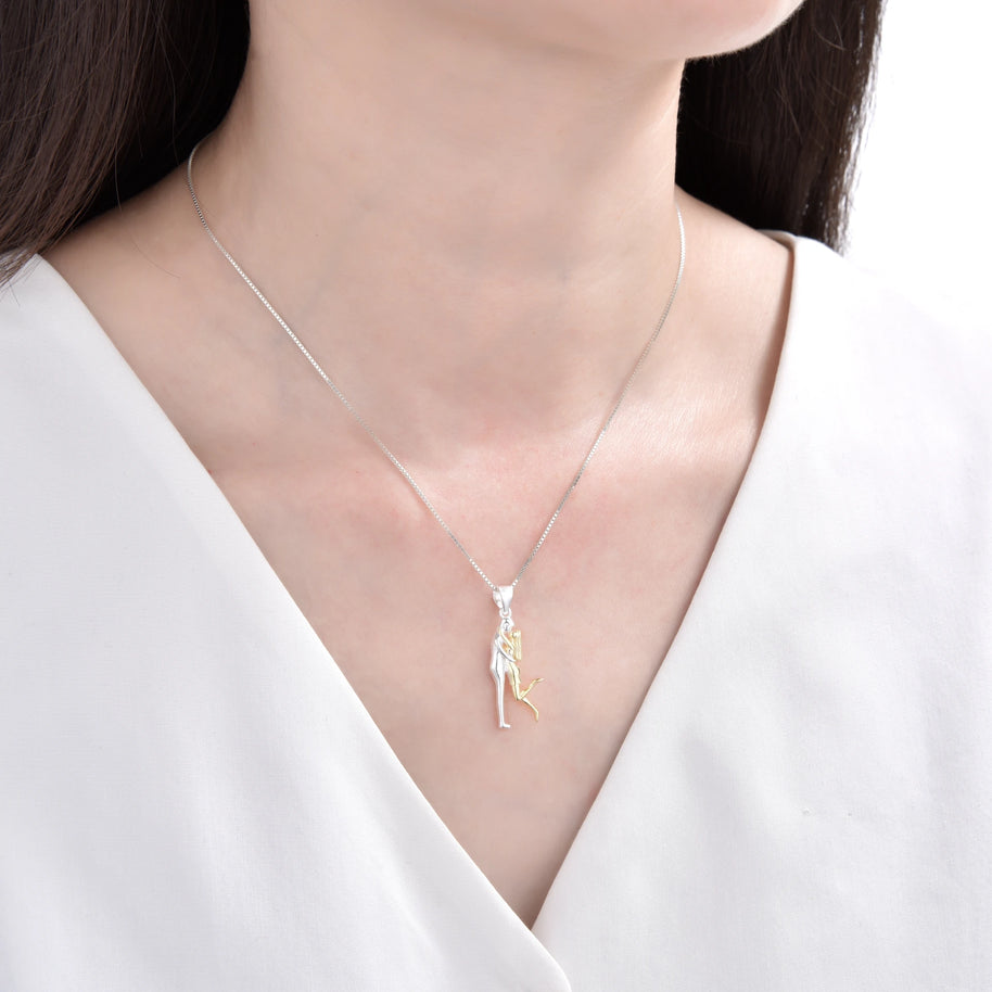 Dije Eternal Embrace – Plata 925 Bicolor