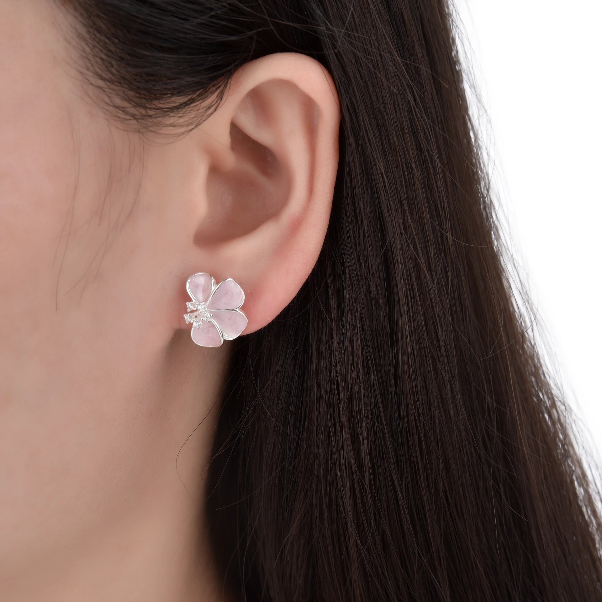 Zarcillos de Flor – Plata 925