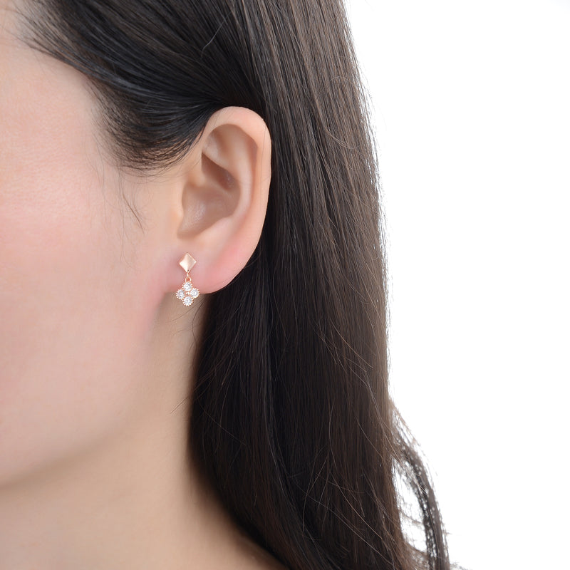 Aretes la Flor Royale – Plata 925