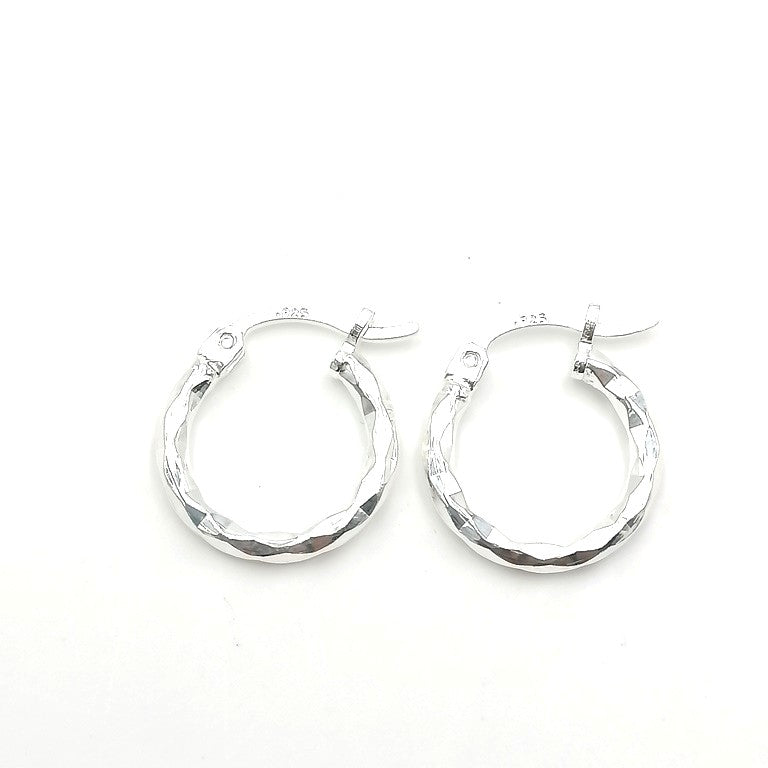 Aretes Tipo Argollas de Plata 925, Tiny
