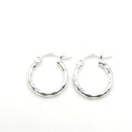 Aretes Tipo Argollas de Plata 925, Tiny