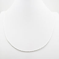 Cadena Omega de Plata 925, Redonda