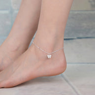 Tobillera de Plata 9.25 para Dama, de Mariposa