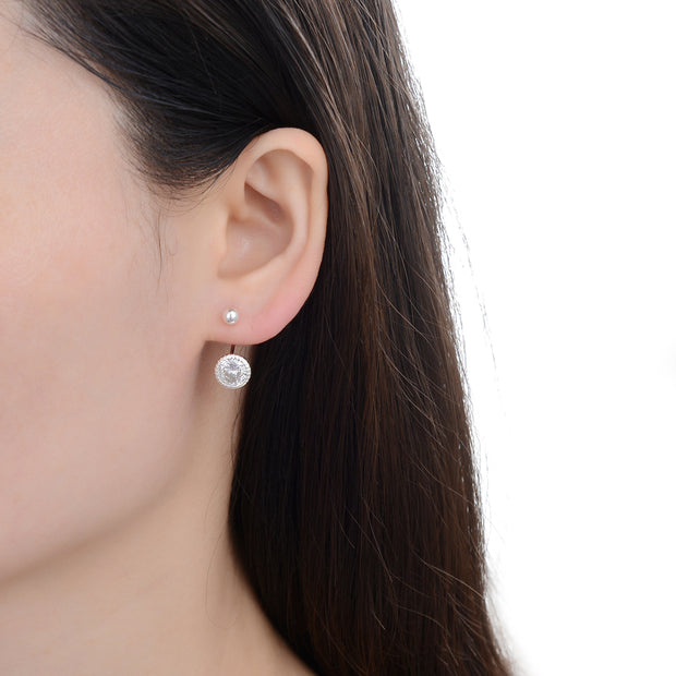 Pendientes de Plata 925, Punto de Luz