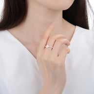 Anillo de Plata 9.25 para dama, Punto de Luz