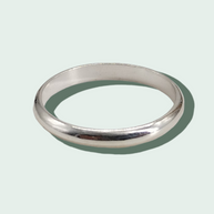 Anillo de Plata 9.25 para Caballero, Alianza de 3mm.