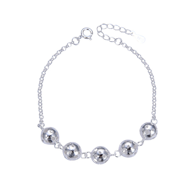 Pulsera de Plata 925, con Bolitas