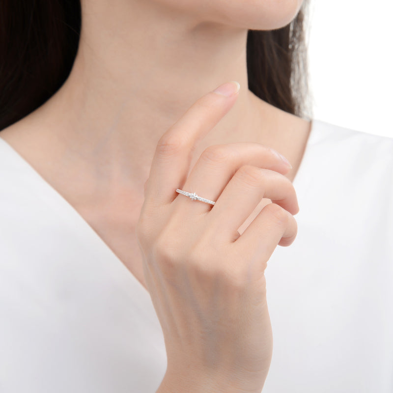 Anillo de Plata 925 para dama, Estrella