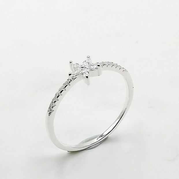 Anillo de Plata 9.25 para dama, Estrella