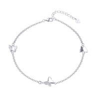 Pulsera de Plata 925 para Dama, Mariposas