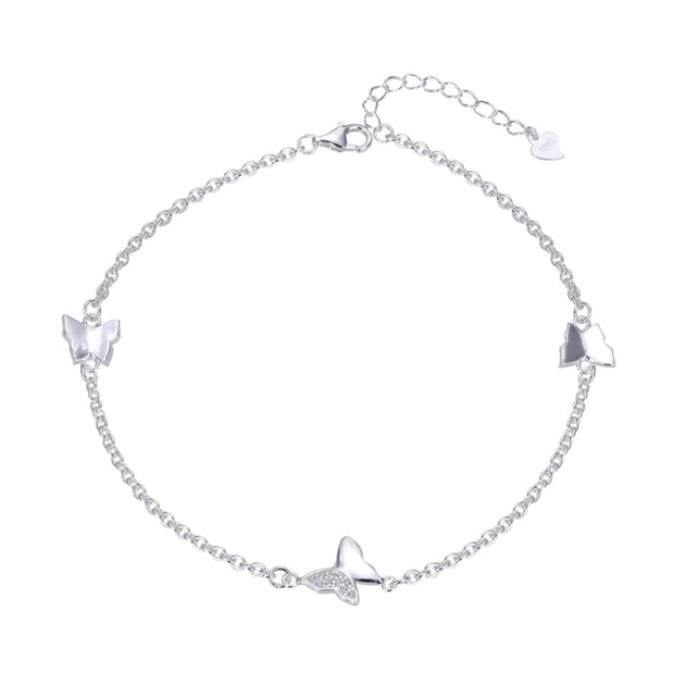 Pulsera de Plata 925 para Dama, Mariposas