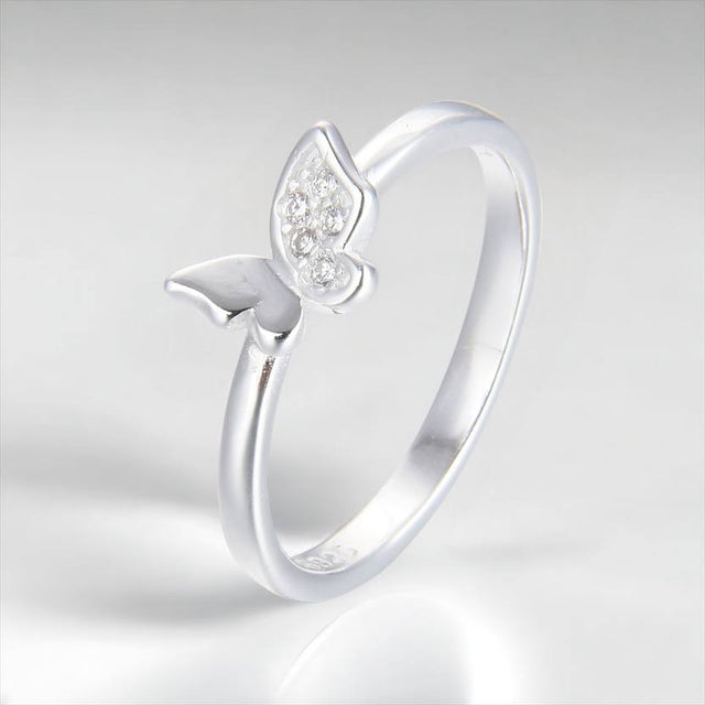 Anillo de Plata 9.25 para Dama, Mariposas