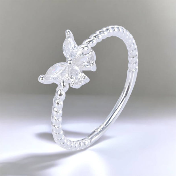 Anillo de Plata 925 para Dama, Mariposa