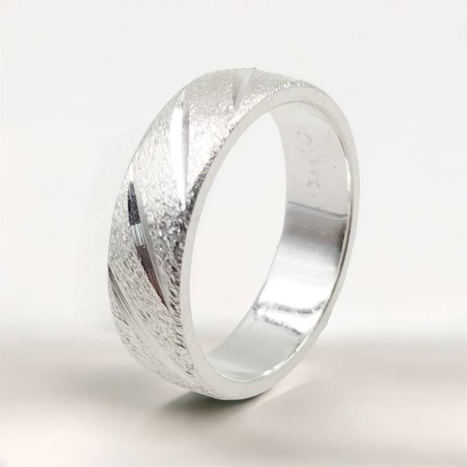 Anillo de Plata 9.25 para Caballero, Diagonal