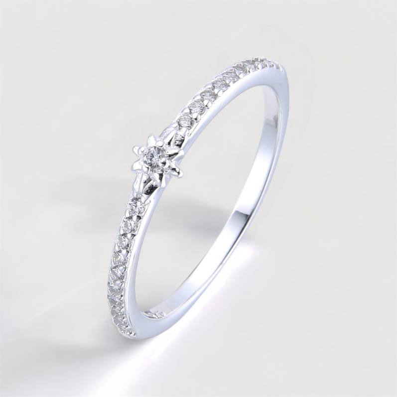 Anillo de Plata 925 para dama, Estrella