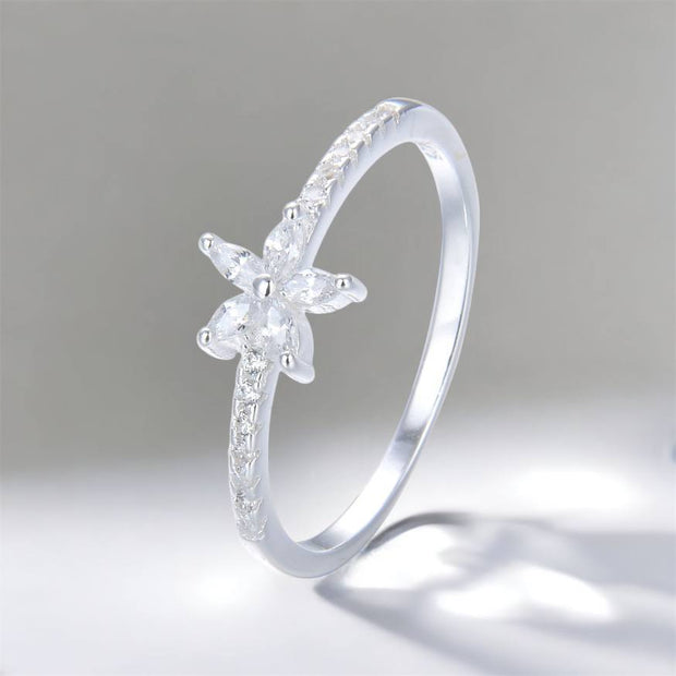 Anillo de Plata 9.25 para dama, Estrella